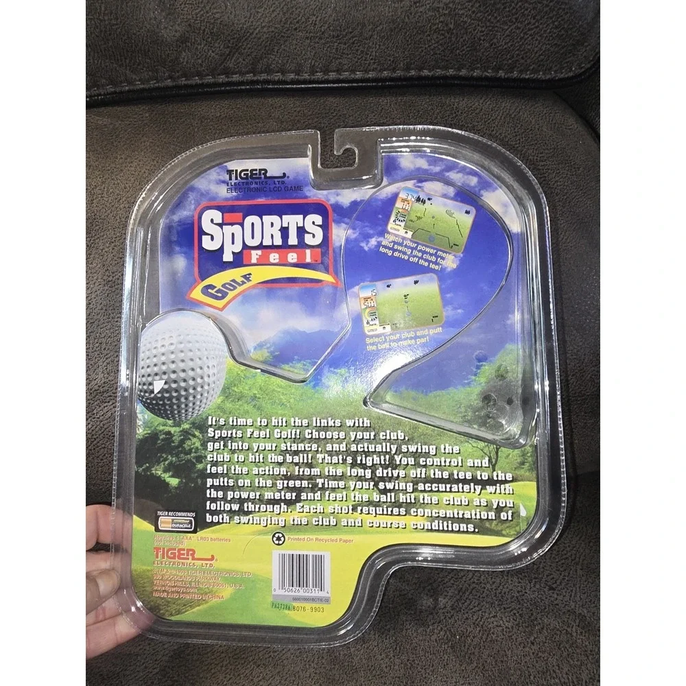 TIGER SPORTS Feel GOLF Electronic‎ LCD Game Handheld NEW Sealed!